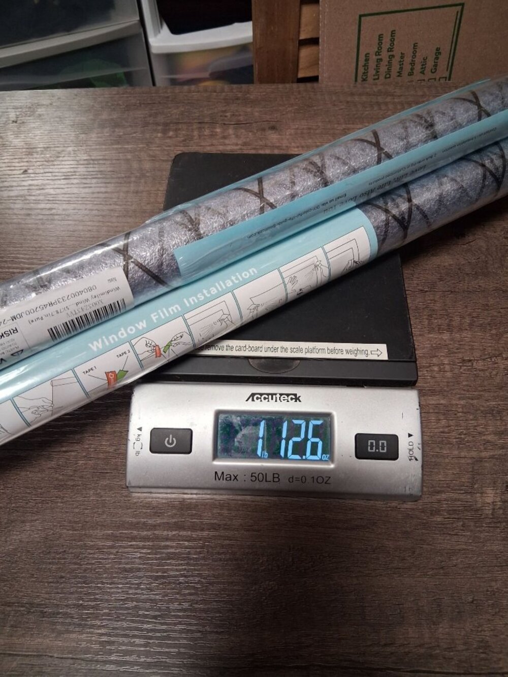 Window Privacy Film Stained Glass Static Clings 17.5" x 78.8" 3 Rolls Removable - Picture 4 of 5